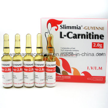 Readt Stock para inyección de L-carnitina que quema grasa 2.0g